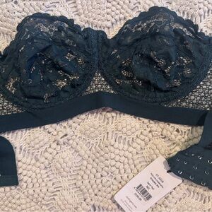 Else Petunia Lace Strapless Underwire Bra in  Teal. Brand New with Tags, pretty!